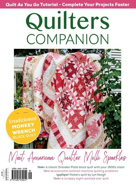 Quilters Companion – March 2021 Cover