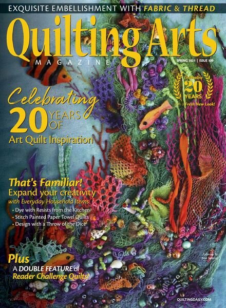 Quilting Arts – February-March 2021 Cover