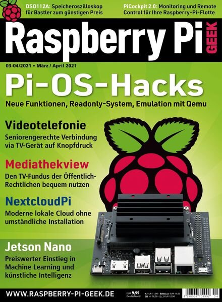 Raspberry Pi Geek – 04 Februar 2021 Cover
