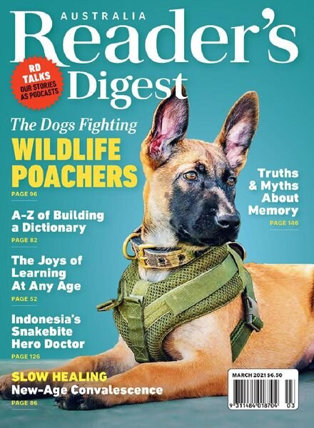 Reader’s Digest Australia & New Zealand – March 2021 Cover