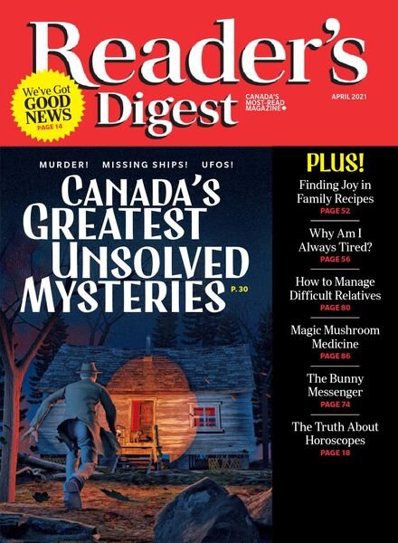 Reader’s Digest Canada – April 2021 Cover