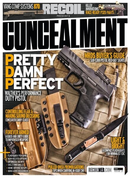 RECOIL Presents Concealment – February 2021 Cover