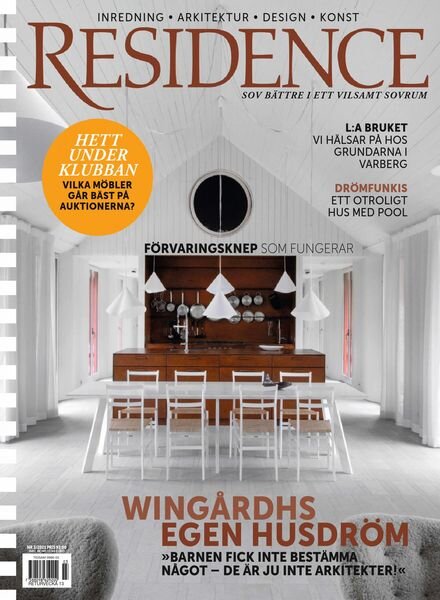 Residence – mars 2021 Cover