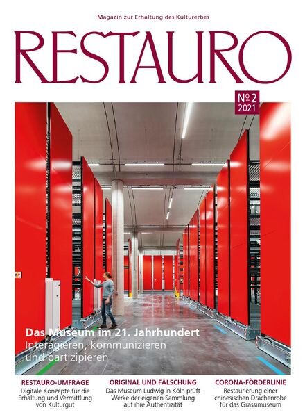 Restauro – April 2021 Cover