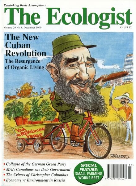 Resurgence & Ecologist – Ecologist, Vol 29 N 8 – December 1999 Cover