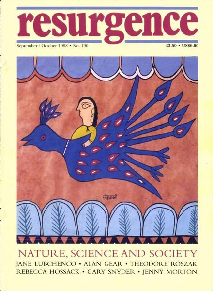 Resurgence & Ecologist – Resurgence, 190 – Sepember – October 1998 Cover