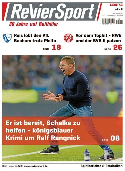 RevierSport – 15 Marz 2021 Cover