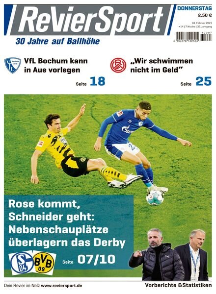 RevierSport – 18 Februar 2021 Cover