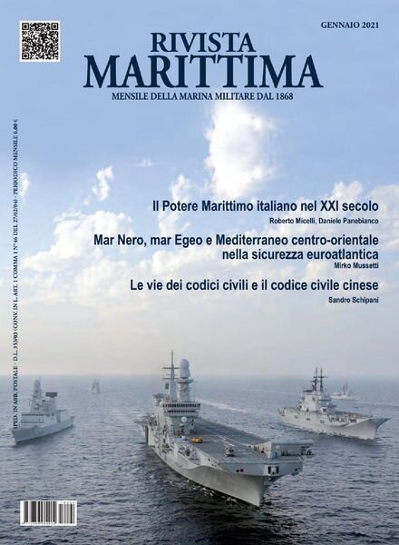 Rivista Marittima – Gennaio 2021 Cover