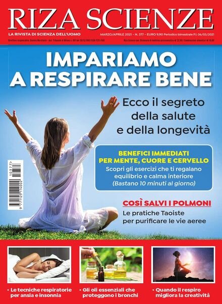 Riza Scienze – Marzo-Aprile 2021 Cover