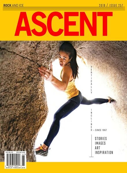 Rock and Ice – Issue 257 – Ascent 2019 Cover