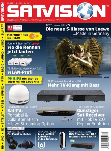 Satvision – Marz 2021 Cover