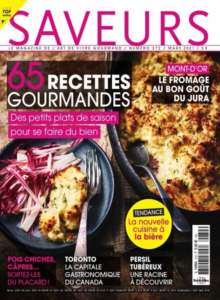 Saveurs France – Mars 2021 Cover