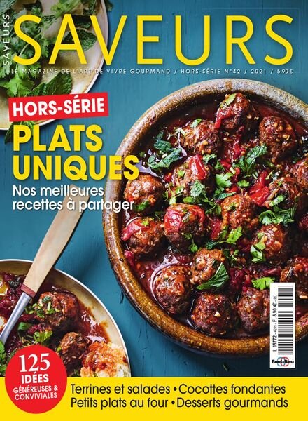 Saveurs – Hors-Serie N 42 – Plats uniques 2021 Cover