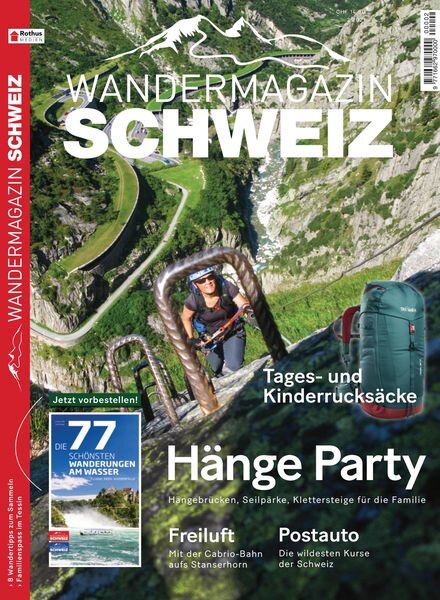 SCHWEIZ Das Wandermagazin – 01 Marz 2021 Cover