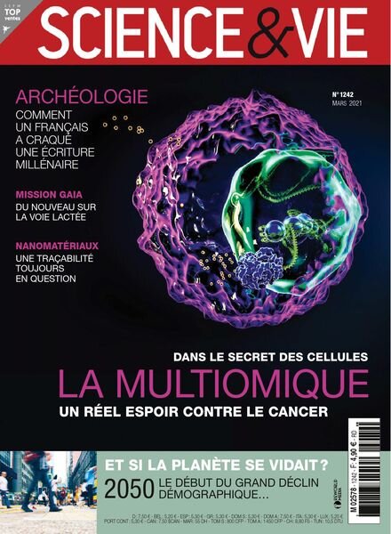 Science & Vie – mars 2021 Cover