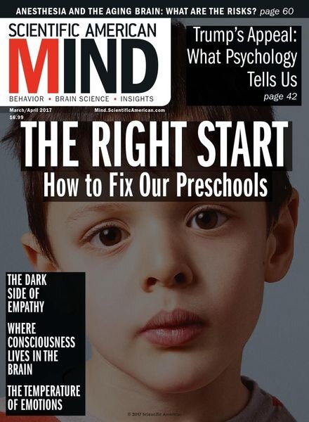Scientific American Mind – March – April 2017 Cover