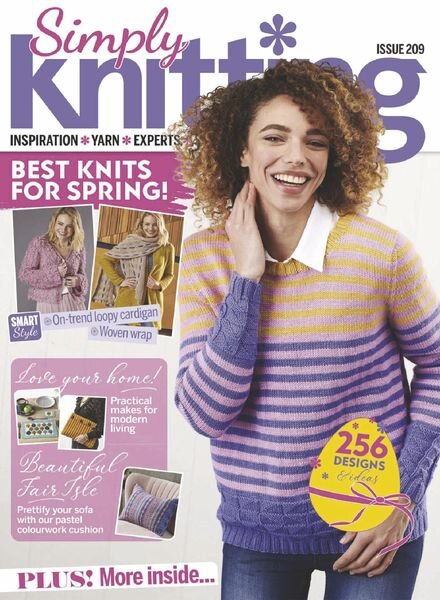 Simply Knitting – April 2021 Cover
