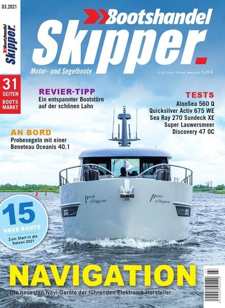 Skipper Bootshandel – Februar 2021 Cover