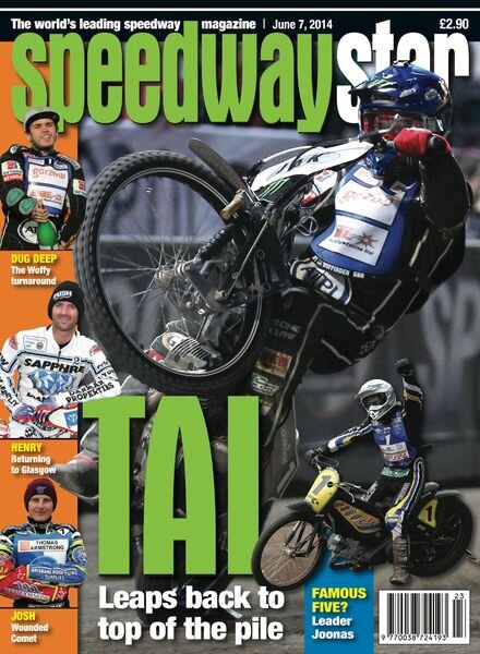 Speedway Star – June 7, 2014 Cover