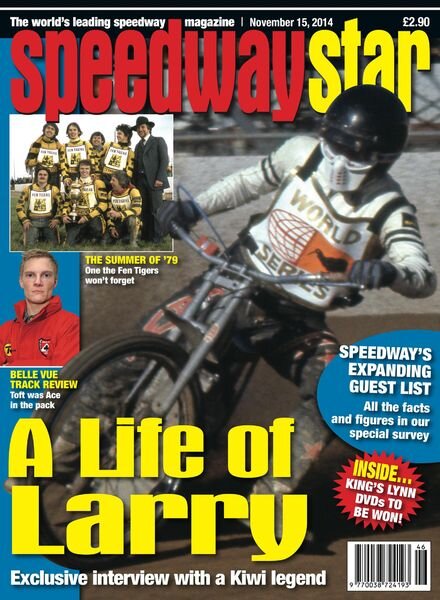 Speedway Star – November 15, 2014 Cover