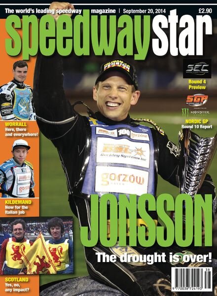 Speedway Star – September 20, 2014 Cover