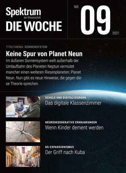 Spektrum – Die Woche – 04 Marz 2021 Cover