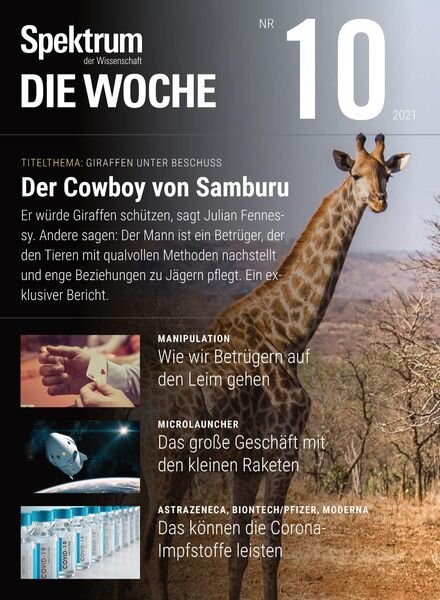 Spektrum Die Woche – 11 Marz 2021 Cover