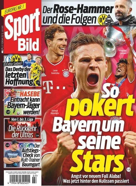 SPORT BILD – 17 Februar 2021 Cover