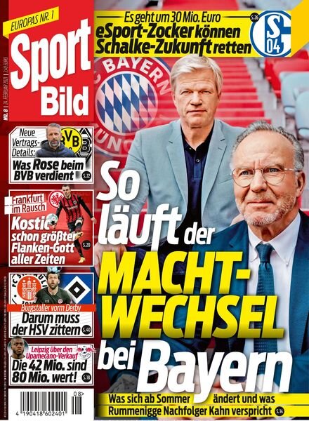 SPORT BILD – 24 Februar 2021 Cover