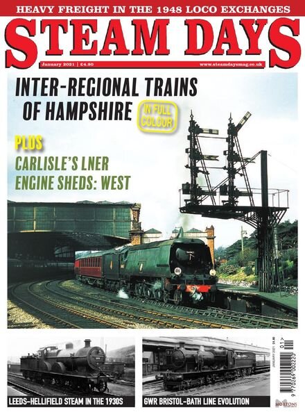 Steam Days – Issue 377 – January 2021 Cover