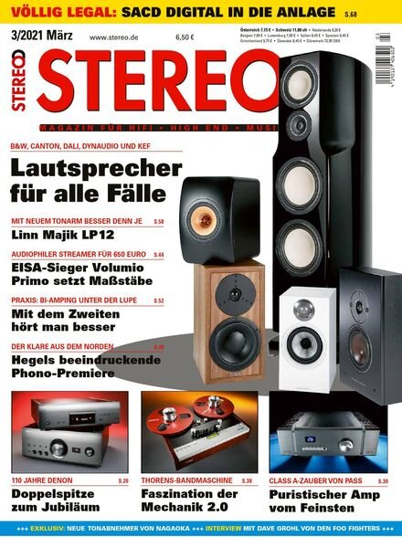 Stereo – Marz 2021 Cover