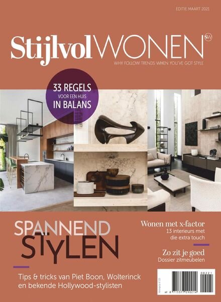 Stijlvol Wonen – maart 2021 Cover