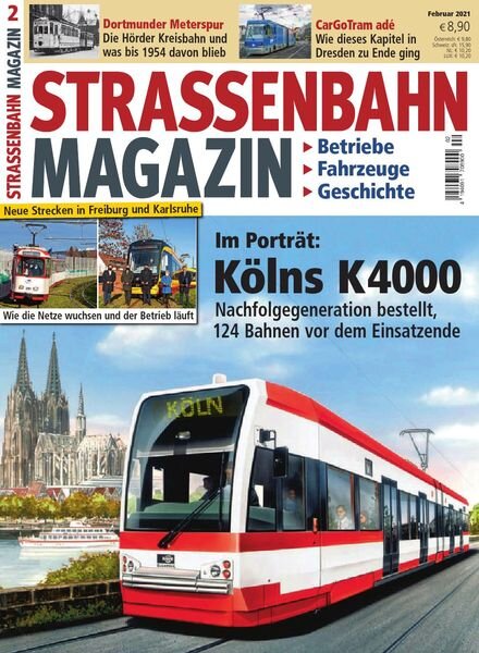 Strassenbahn Magazin – Februar 2021 Cover