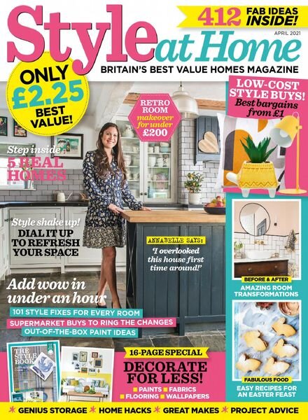 Style at Home UK – April 2021 Cover