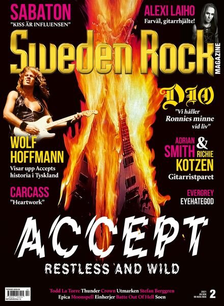 Sweden Rock Magazine – 23 februari 2021 Cover