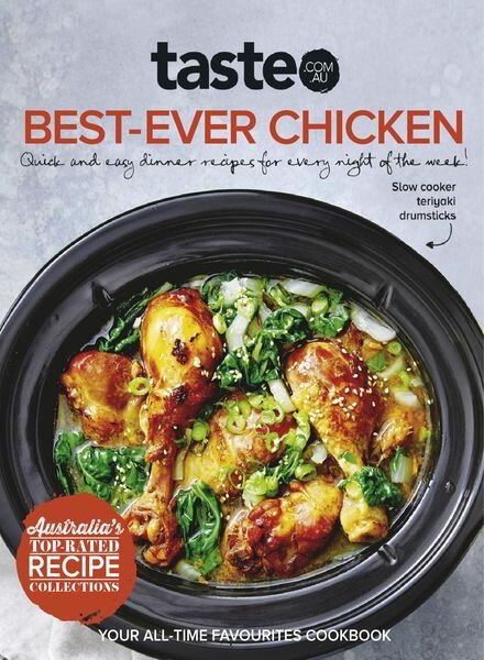 taste.com.au Cookbooks – March 2021 Cover