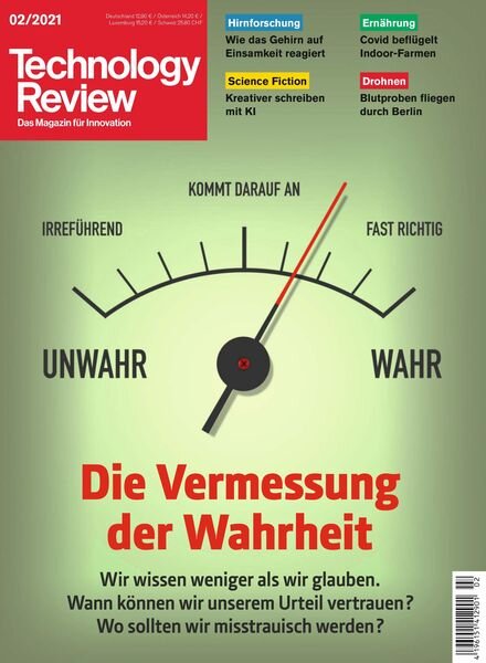Technology Review – 18 Februar 2021 Cover