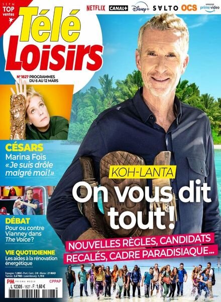 Tele Loisirs – 1 Mars 2021 Cover