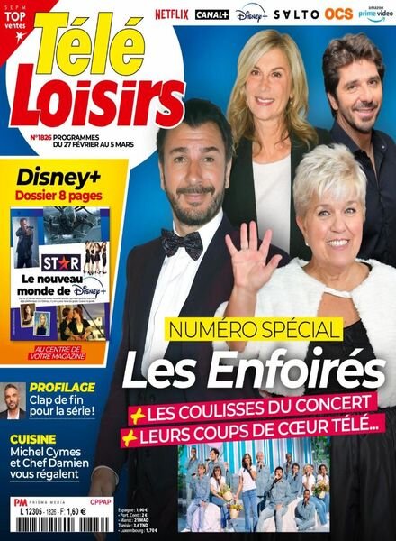 Tele Loisirs – 22 Fevrier 2021 Cover