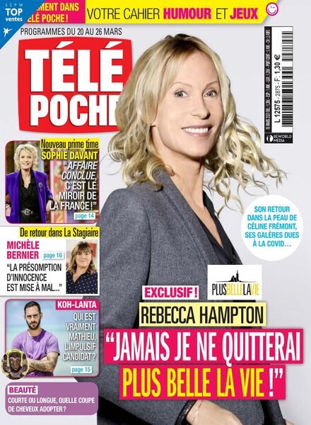 Tele Poche – 15 Mars 2021 Cover