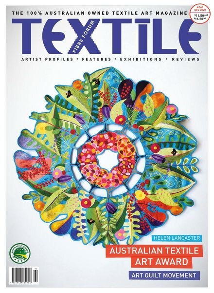 Textile Fibre Forum – Issue 140 – December 2020 Cover