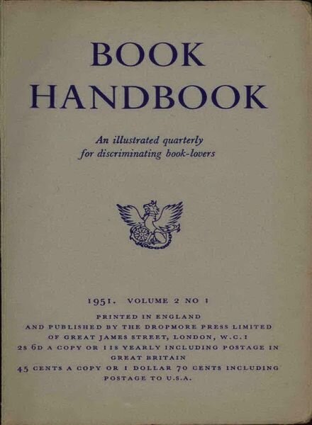 The Book Collector – March, 1951 Cover