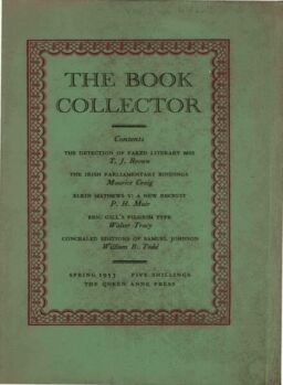 The Book Collector – Spring 1953