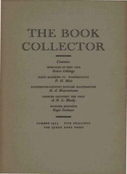 The Book Collector – Summer 1953