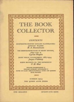 The Book Collector – Summer 1954
