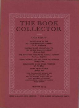 The Book Collector – Winter 1955