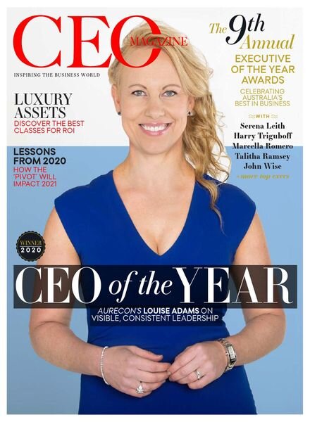 The CEO Magazine Australia & New Zealand – January-February 2021 Cover