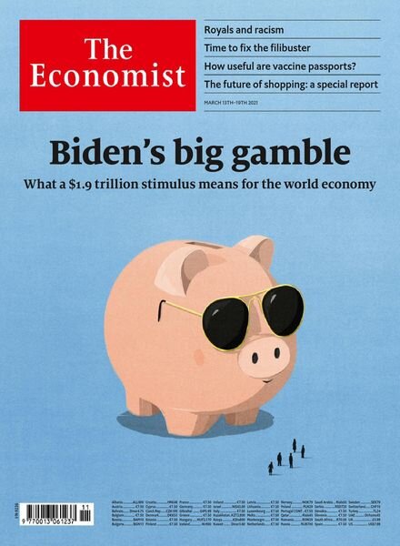 The Economist Continental Europe Edition – March 13, 2021 Cover