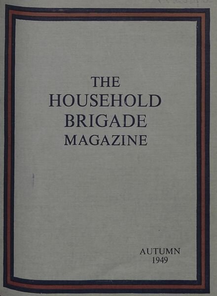 The Guards Magazine – Autumn 1949 Cover